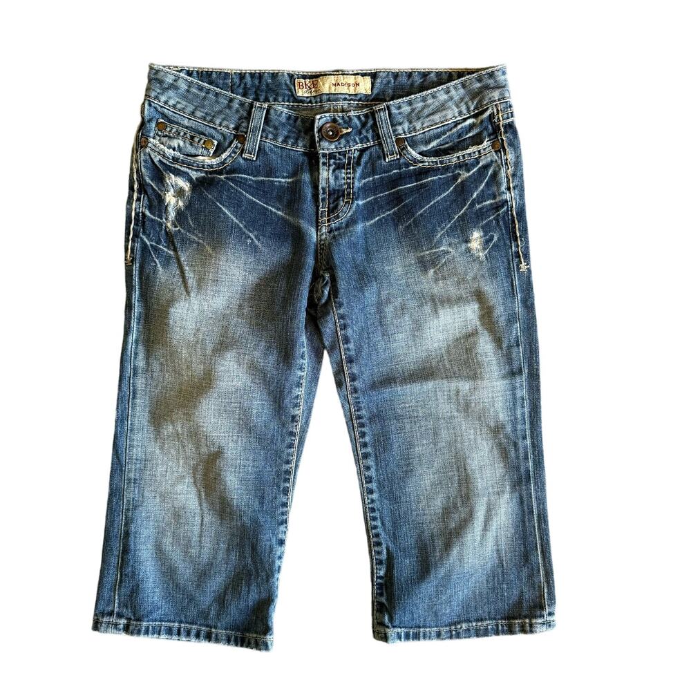 Y2K BKE Buckle Jean Shorts Women’s 28 Jorts Boho Festival Cropped Bermuda Retro